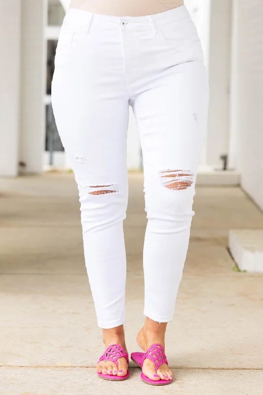 Spring Fling Sale White Out Jeans, White