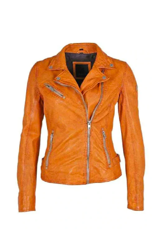 Style Your Wardrobe Sofia Leather Jacket - Mango