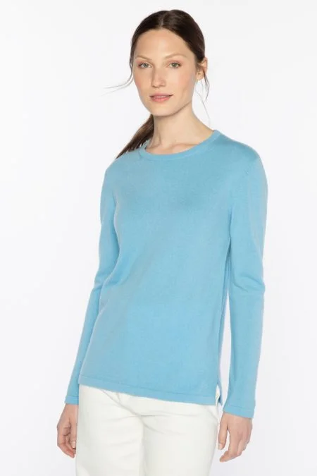 Exclusive Discounts Kinross Cashmere Long Slv Crew