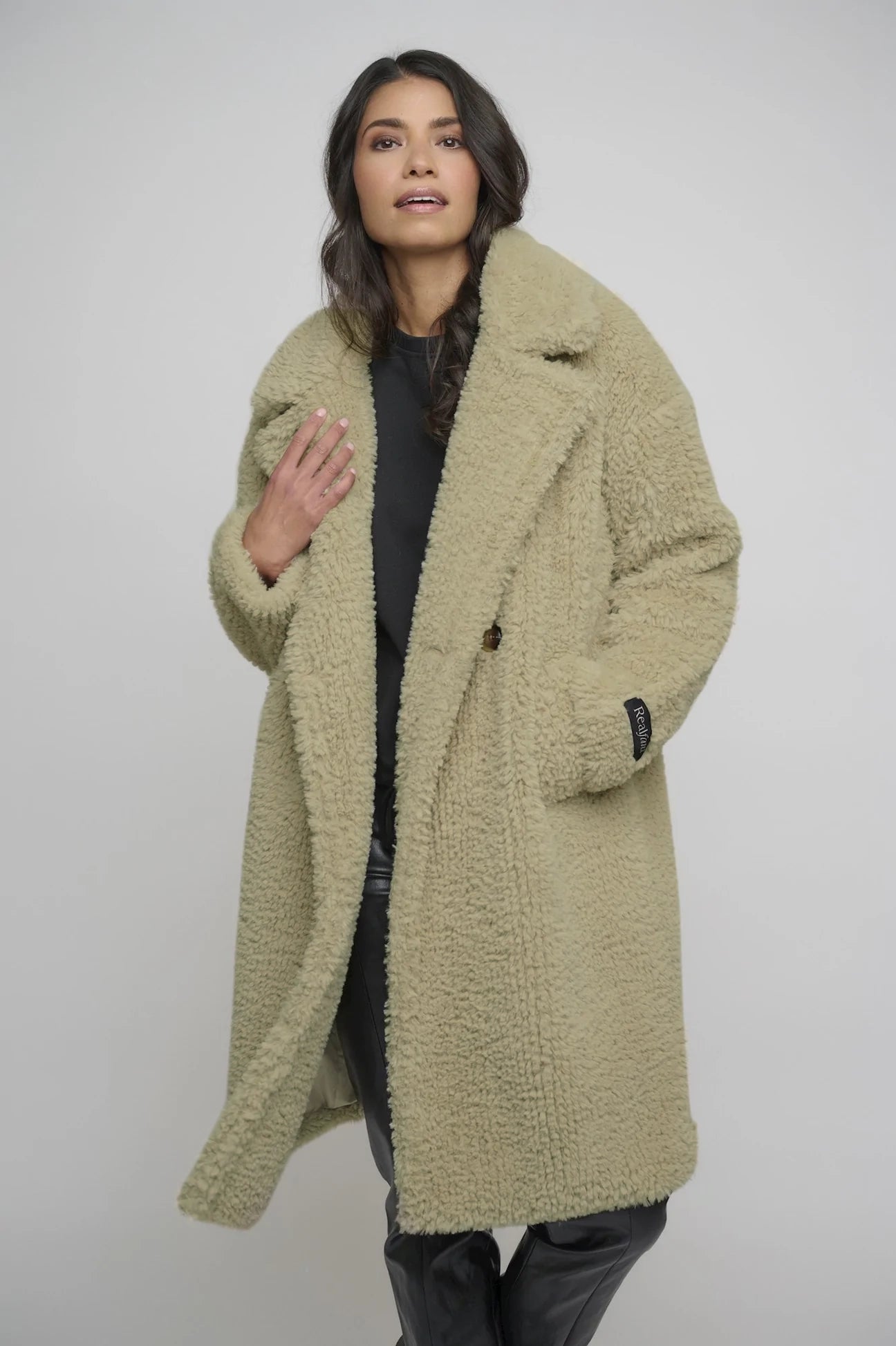 Gift Ideas Jerana Oversized Jacket - Thyme