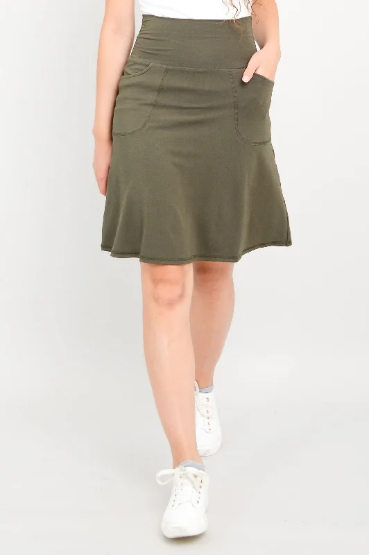 Final Sale Magna Skort, Khaki, Bamboo