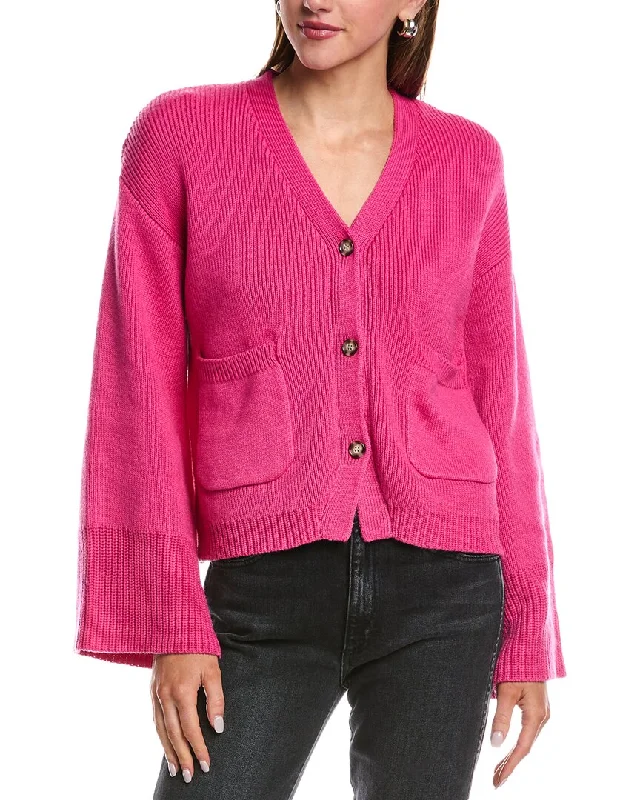 Trendy Urban Attire REVERIEE Wool-Blend Cardigan