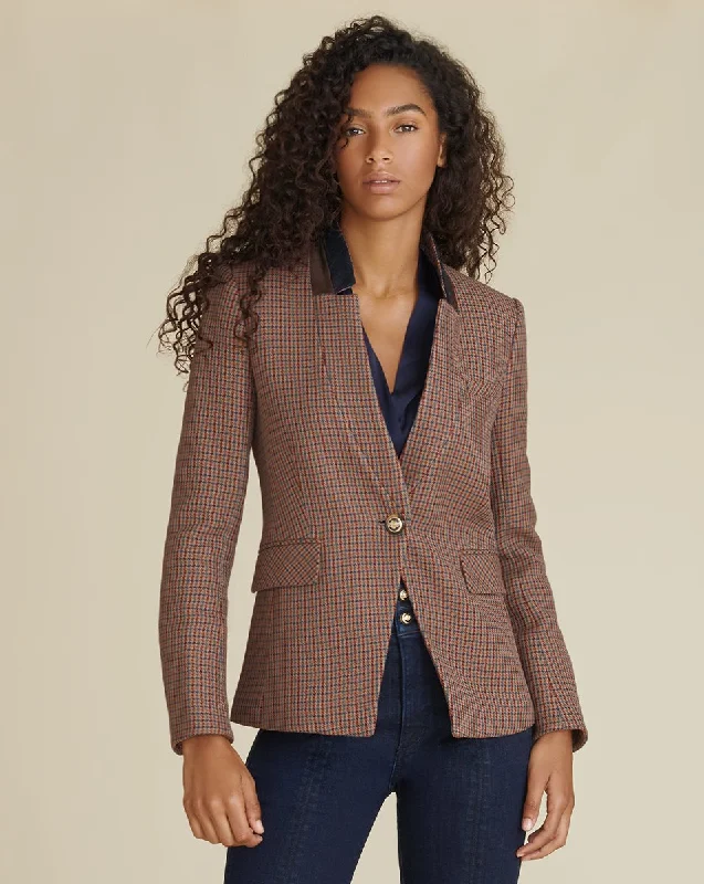 Women's Urban Fashion Upcollar Dickey Jacket - Multi