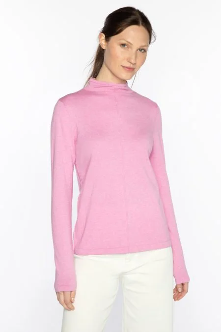 Stylish Savings Kinross Cashmere Exposed Seam Funnel