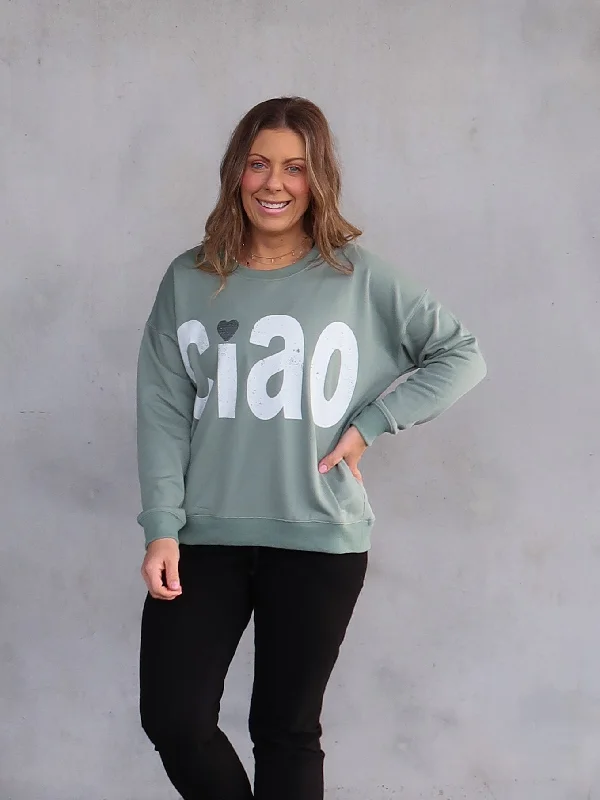 Trendy Pulse Ciao Sweater - Green Ash