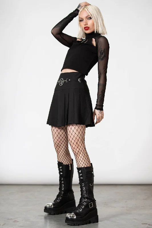 Fashion Frontiers Scary Pleated Skirt