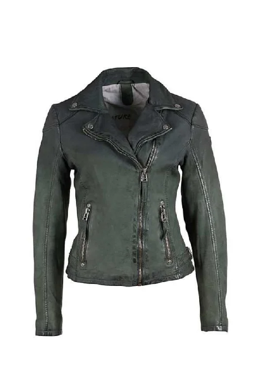 Special Offers, Don't Miss Karyn Leather Jacket - Jade