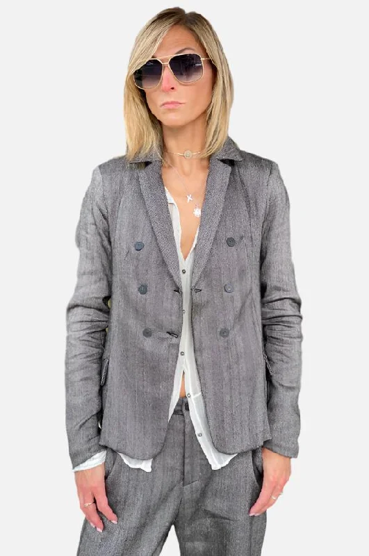 Luxe Women's Fashion Suit Jacket - Light