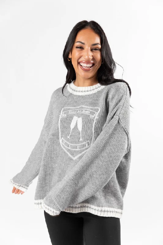 Unbeatable Deals Stay At Home Club Grey Sweater SALE