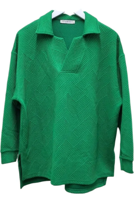 Essentials On Sale Women's As It Was Top In Green