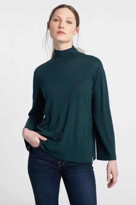 Stylish Statements Kinross Cashmere Easy Mock