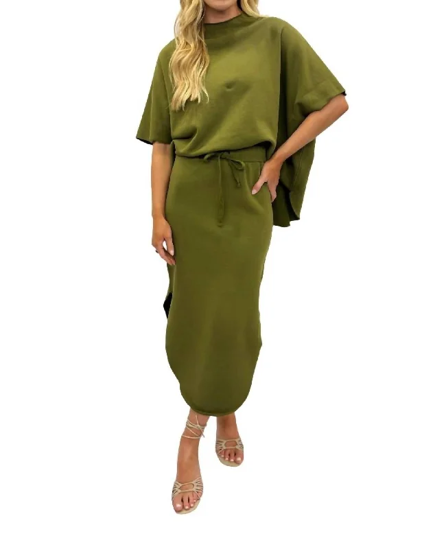 Fashion Sale Midi Skirt In Green