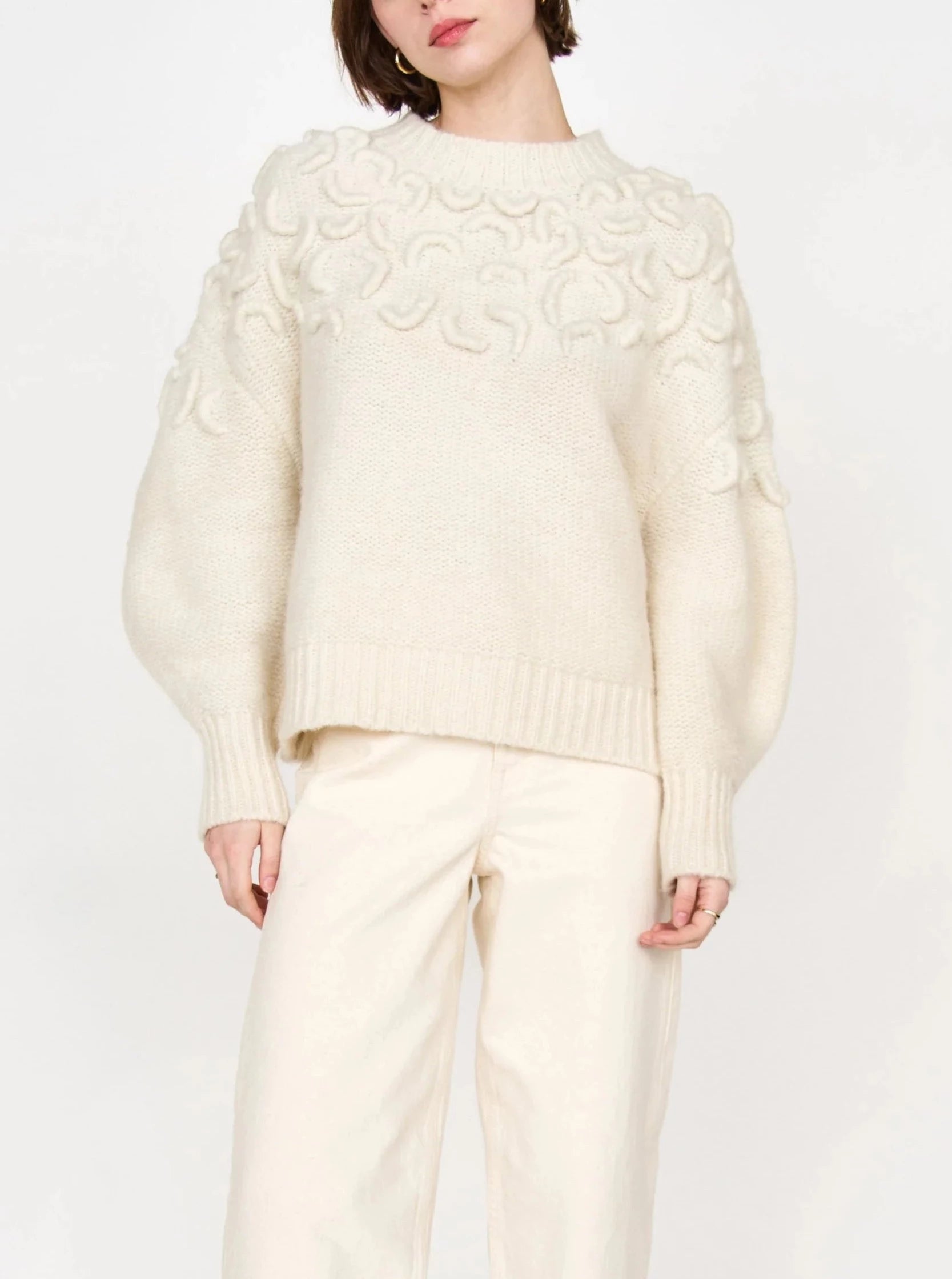 New Styles Just In Mirth Cusco Pullover Ivory