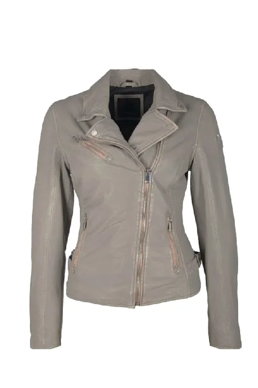 Fashion Sale Sofia Leather Jacket - Elephant