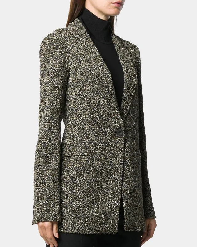 High End Women's Wear Pattern Blazer - Multi