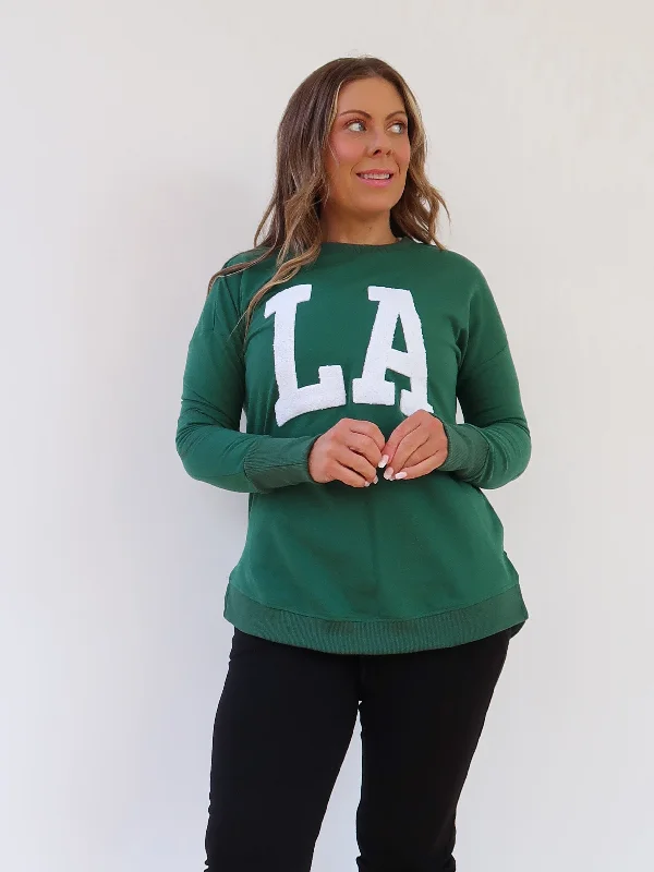 Flash Sales Lucy Crew Sweater - LA Green