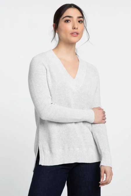 Fashion Deal Kinross Cashmere Thermal Hi Low Vee