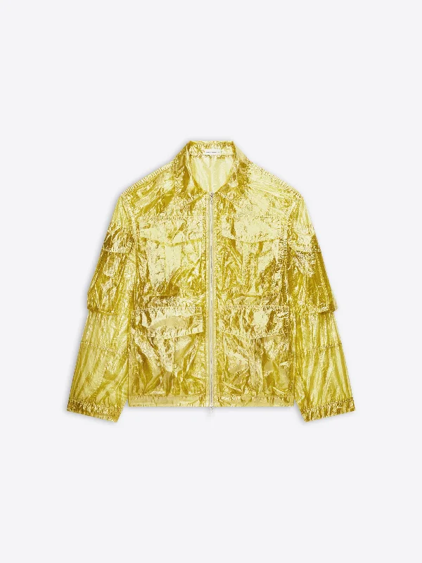 Style Without Limits Overdyed transparent jacket