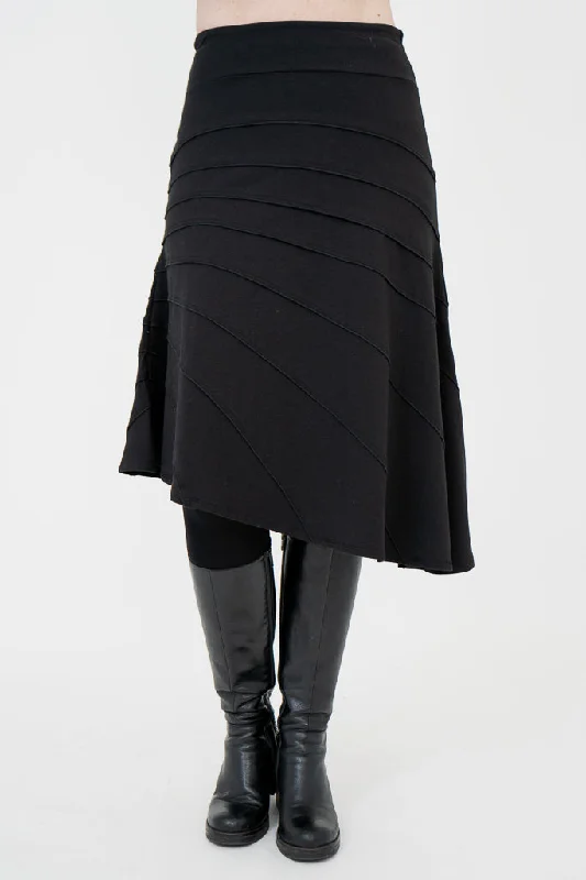 Gift Ideas Beverly Skirt, Black, Bamboo