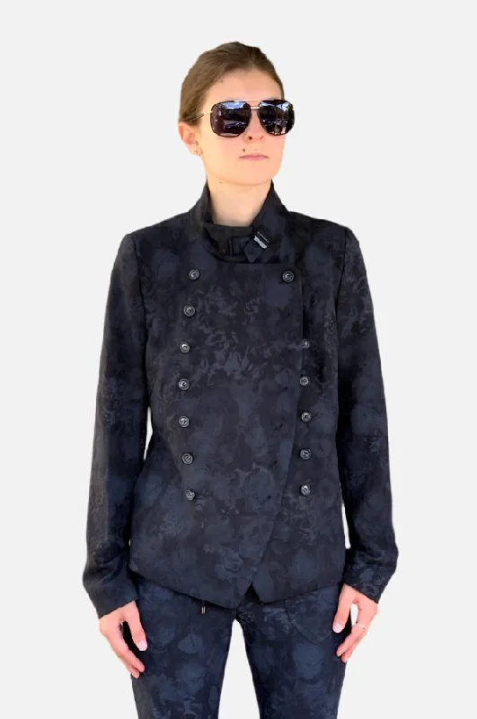 Latest Trends Jacket - Black Pattern