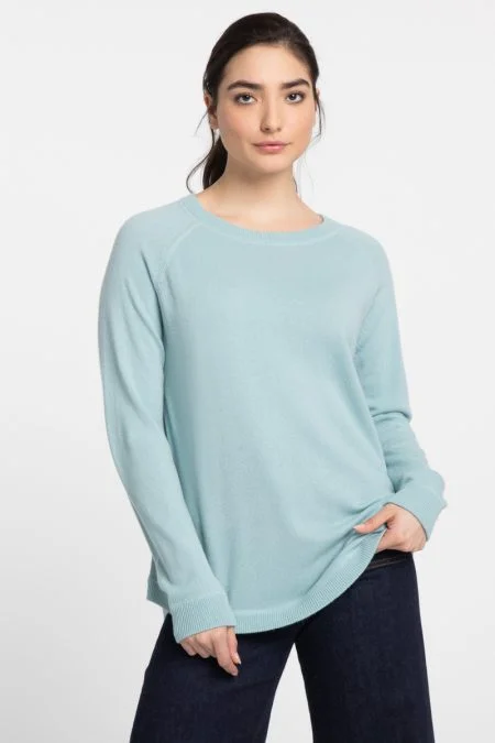 Crazy Price Slashing Kinross Cashmere Round Hem Sweatshirt