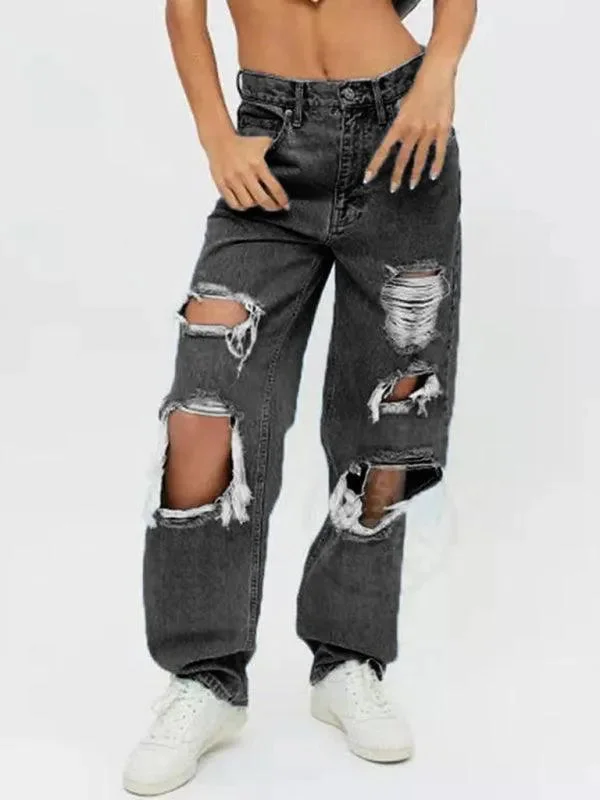 Best Sellers Women Ripped Baggy Jeans