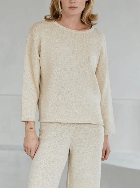 All Season Basics Discount The Katie Sweater Natural