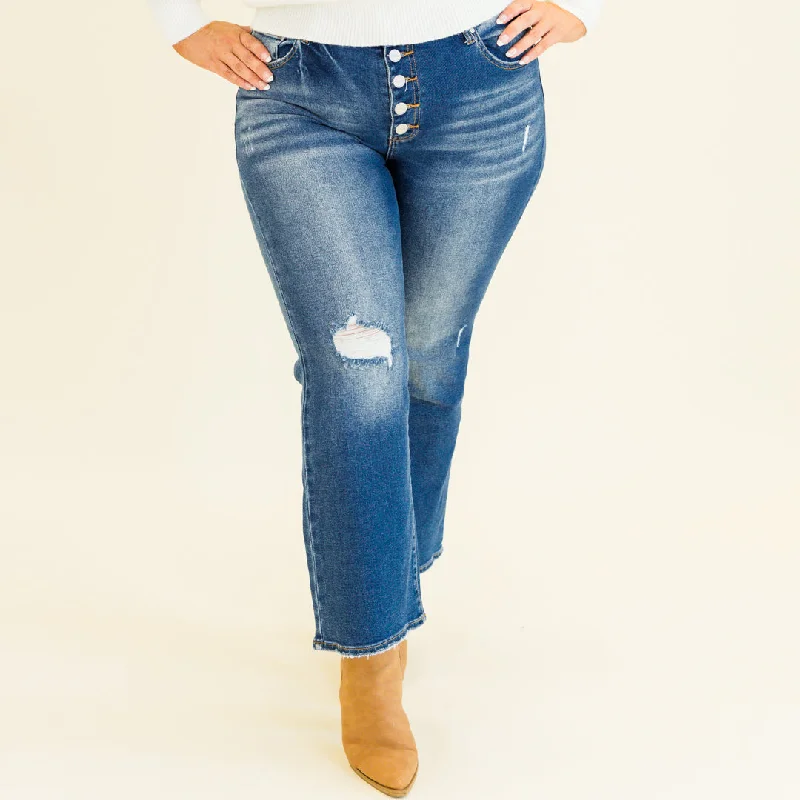 Refined Look Much To Do Jeans, Dark Wash