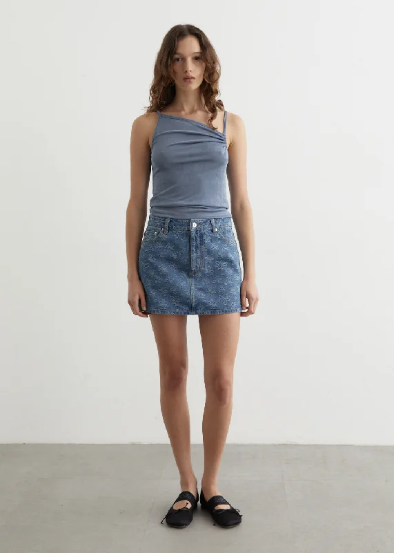 Budget Friendly Envy Denim Mini Skirt