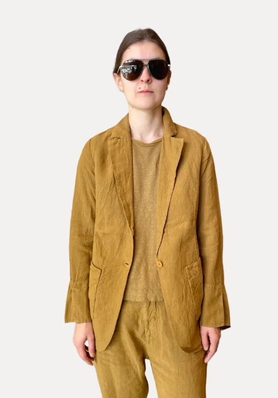 Effortless Chic Apparel Comfort Fit Linen Jacket - Oil