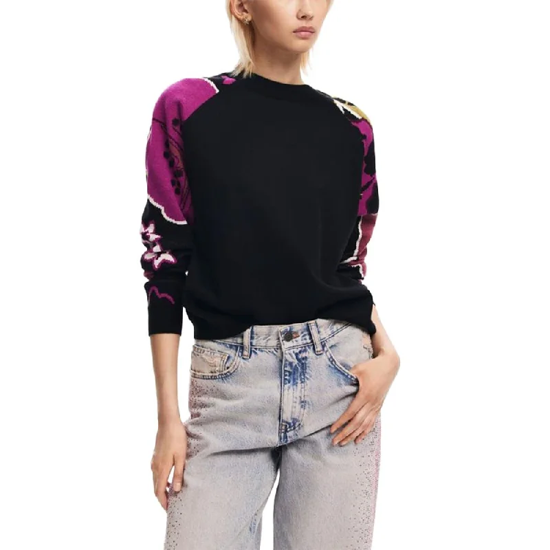 Vibrant Prints Desigual Polyamide Women's Sweater