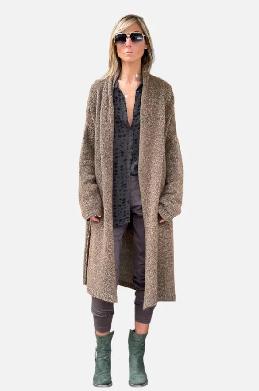 Wardrobe Refresh Long Duster - Brown Multi