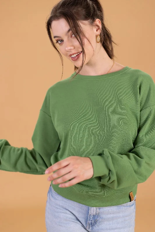 Trendy Street Style Clothing Sweater Merlin Green