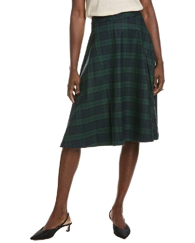 Casual Elegance Brooks Brothers Circle Skirt