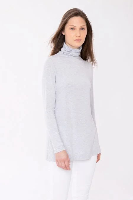 New Season Fashion Preview Sale Kinross Cashmere Scrunch Neck Tunic