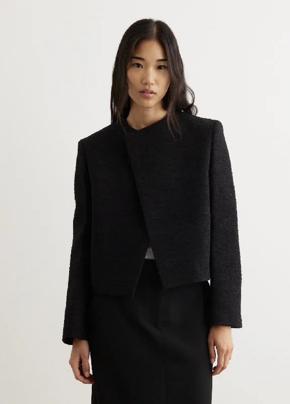 Fashionista Favorites Cropped Bouclé Jacket