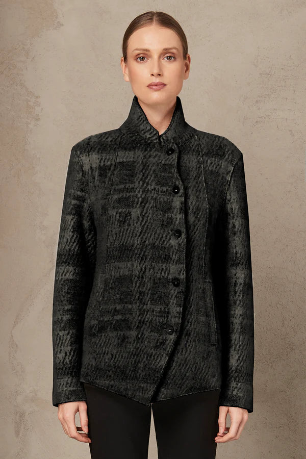 Limited Edition Slim Fit Jacquard Jacket - Black