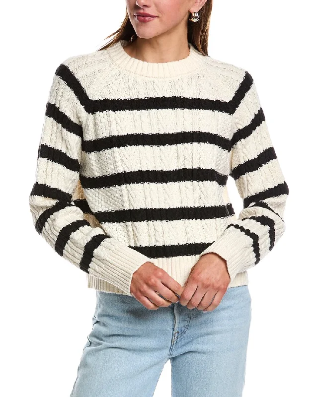 Trend Leading Collection REVERIEE Cable Sweater