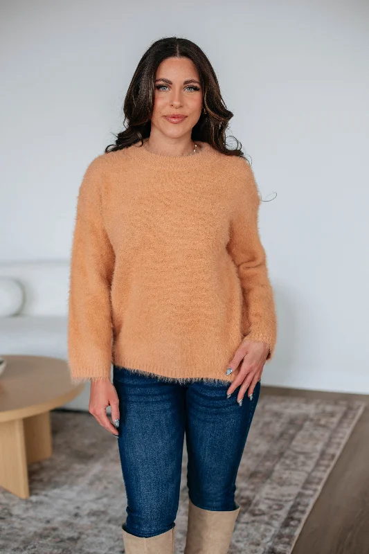 Elegant Details Everly Sweater - Light Camel