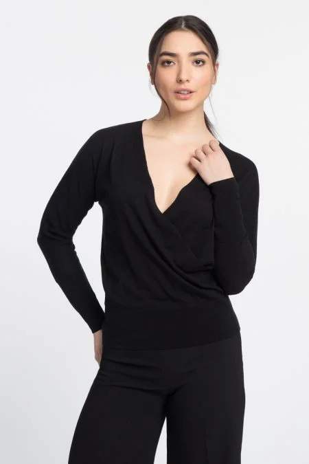 Effortless Chic Apparel Kinross Cashmere Surplice