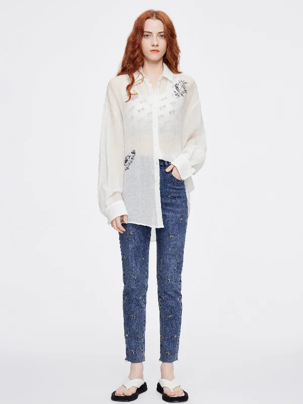 Eclectic Style Wardrobe Multi-Gem Skinny Jeans